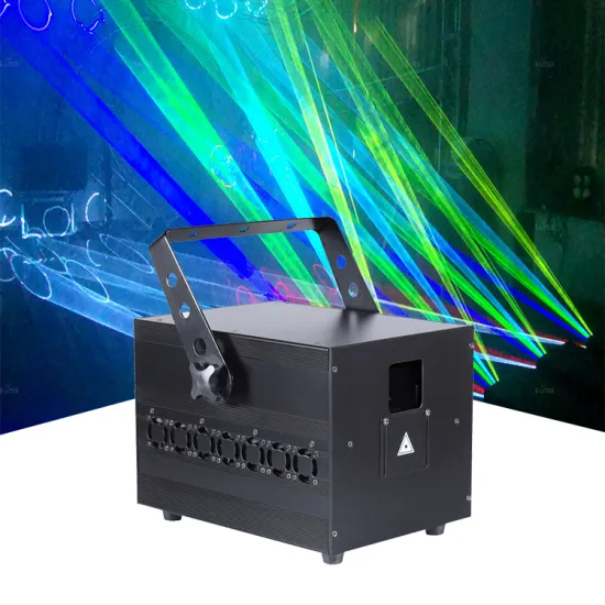 High-Power Outdoor Mini Party Stage LED Light Projector: 2W RGB Full Color DJ Laser Show
