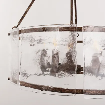 Drum Shape Staircase Lighting: Chandeliers & Pendant Lights for Office, Restaurant, and Home