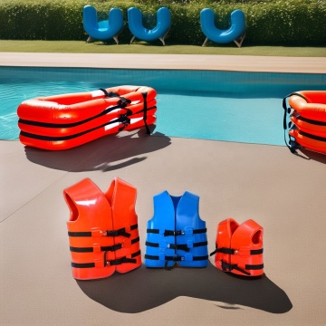 Giubbotto in schiuma a cella chiusa NBR/PVC: giacca da nuoto EPE super morbida con rivestimento in vinile