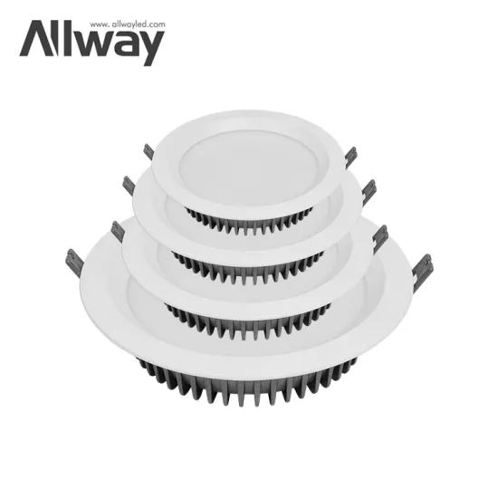 ALLWAY Factory Direct Sale: LED Downlight Panel Lights in Various Watts - 3W, 5W, 7W, 9W, 12W, 20W, 30W