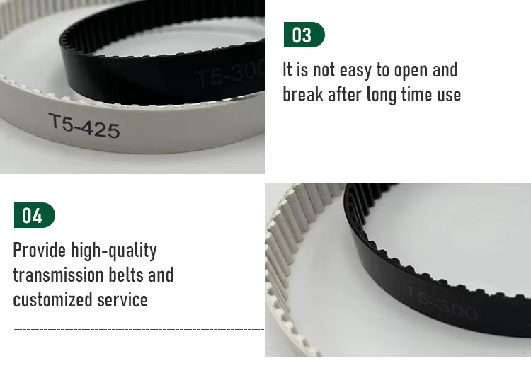 Стандартный ремень ГРМ с полиуретановой втулкой T5 Standard T5 PU Sleeve Timing Belt Supply