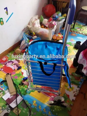 fuxing trolley ,shop trolley ,foldable aluminium trolley