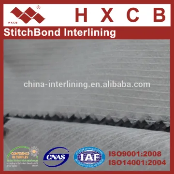 (6049w) Fusible PA Stitch Bond Nonwoven Interlining Fabric For Shirt