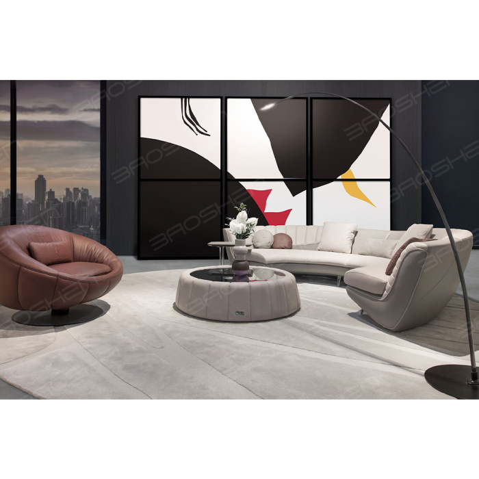 Mesa de café moderna da sala de estar