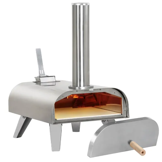 High Quality Stainless Steel Wood Pellet Pizza Oven Wood Fired Pizza Maker Pizza Grill