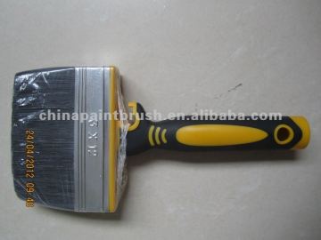 Wall brush with soft handle