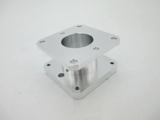 Milling Aluminum Parts with White Anodize