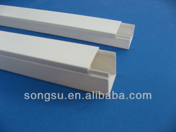 High quality Decorative PVC plastic cable trunking wall protector 40X40mm