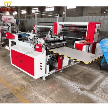HDPE LDPE Automatic Heat Sealing Cold Cutting Plastic Bag Making Machine