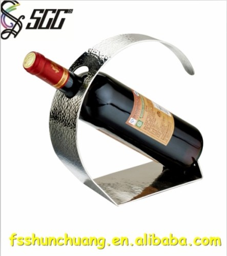 Gold plated/Silver Plated Stainless Steel Hammered Wine Rack