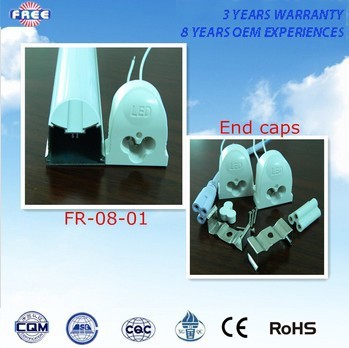 Freecom tube lamp accessories aluminum alloy led FR-08-01 for household,office,subway,workshop,supermarket