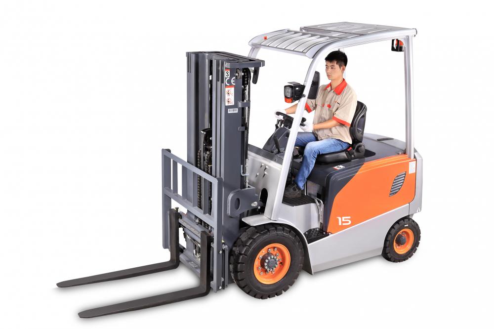 Electric forklift 2500kg capacity 6000mm lift