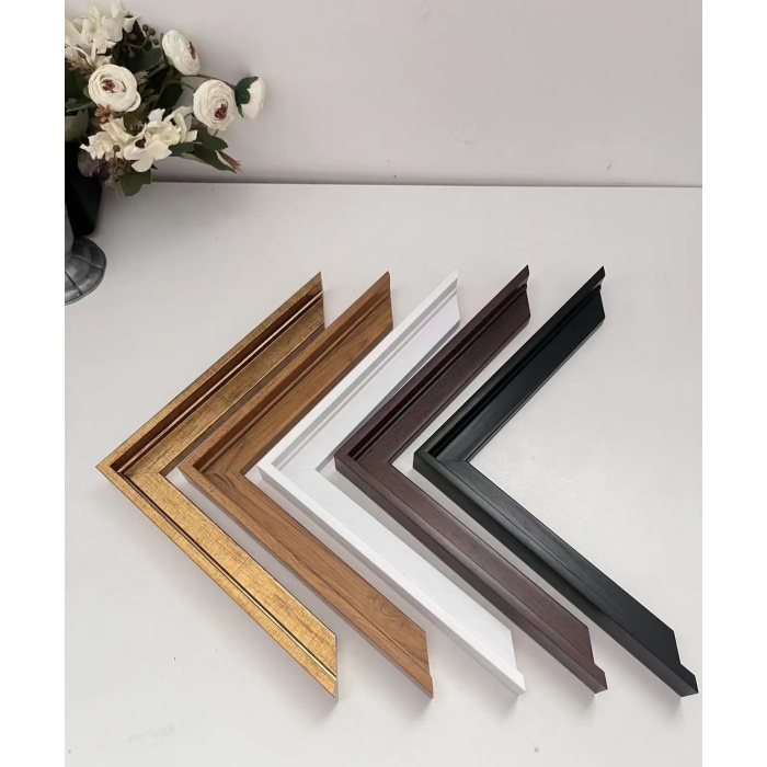 PS hình ảnh khung hình nhựa polystyrene đúc cho nội thất nhà với các thiết kế khác nhau