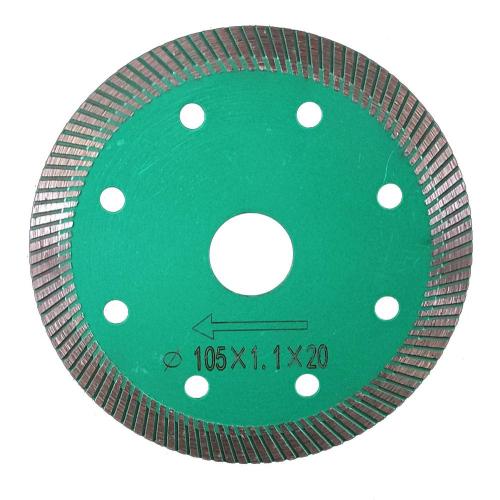 Cuchilla de sierra de sierra de disco de cerámica de 4 pulgadas para cerámica