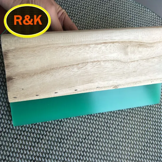 30cm 75 shore wooden handle rubber squeegee blade