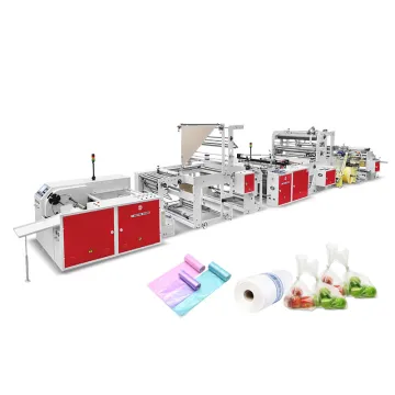 Plastic Biodegradable PLA Roll to Roll Flat Bag Making Machine with Core