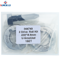 044749 2 ড্রাইভ রোল কিট .035''/0.9 মিমি U-GrooUed
