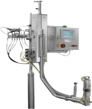 automatic aluminum can liquid nitrogen gas filling machine