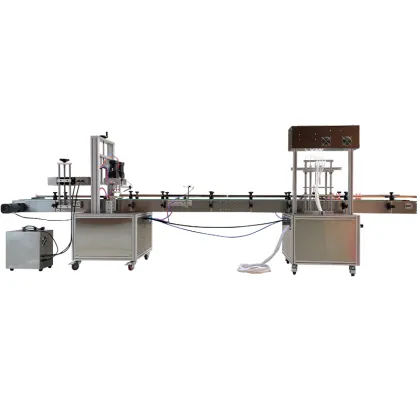 Automatic 4 Nozzle Bottle Filling and Sealing Production Line for Perfume and Aromatics