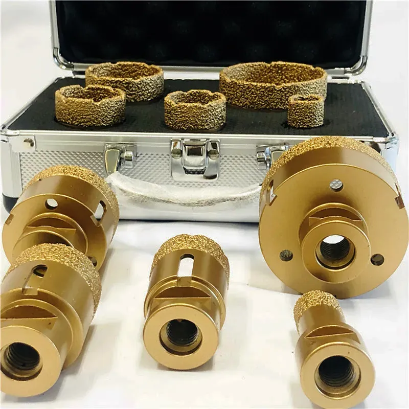 Diamond Tip Core Drill Bit Set for Porcelain Tile Hole Cutting