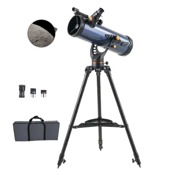 Newton Reflector Telescope with Red Dot Finder - Student Gift with Carrying Case