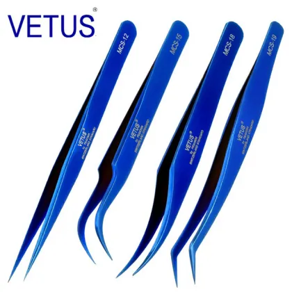 Stainless Steel Vetus MCS 3D Lash Extension Tweezers - Wholesale