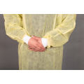 Non woven yellow isolation gown