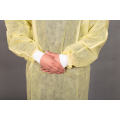 Disposable yellow gown for hospital