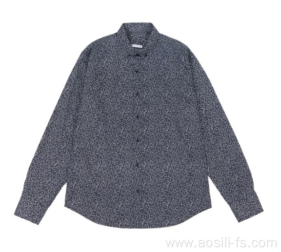 Men's Long Sleeve Woven Shirts in autumn