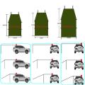Toldo de la azotea del lado del automóvil de SUV Outerlead