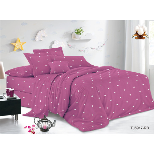 Cotton Polyester Plain Dyed Dots Children's Bedding Sheets