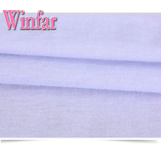 Jersey Knit Spandex Spun Polyester Fabric