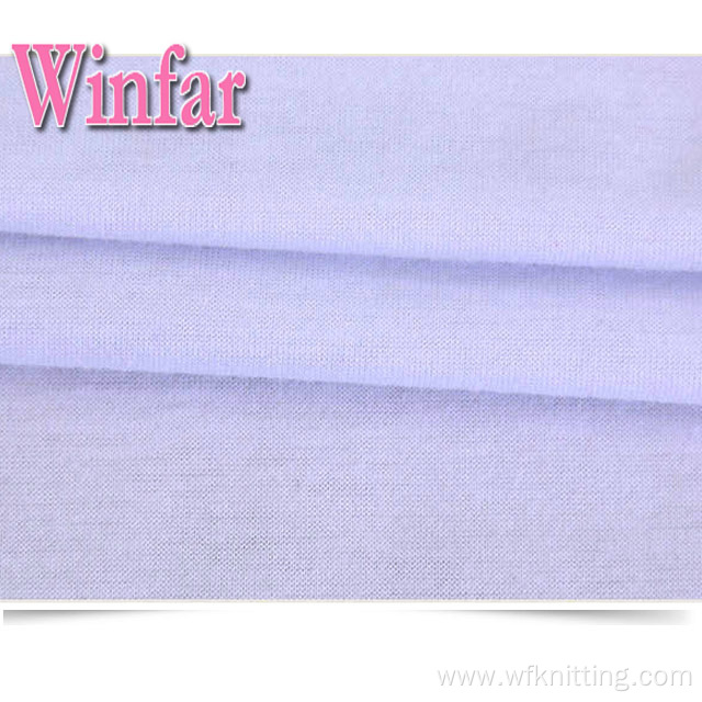 Jersey Knit Spandex Spun Polyester Fabric