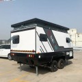 Lightweight Overland Travel Trailer with Tent and Bathroom