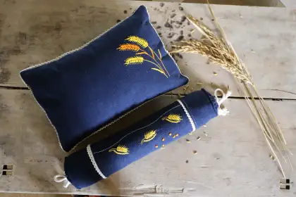 Comfortable Wheat-filled Home Use Cervical Pillow Case: Your Sleep Solution