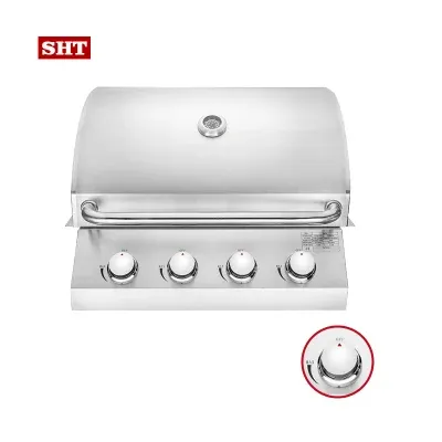 Outdoor Kitchen Table Stainless Steel Island Kits Built in Small Flat Top BBQ Grill