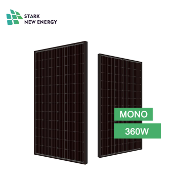 72 cell black mono perc solar panel 360w