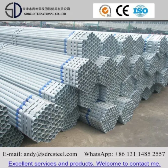 Pre Galvanized Steel Pipe Round