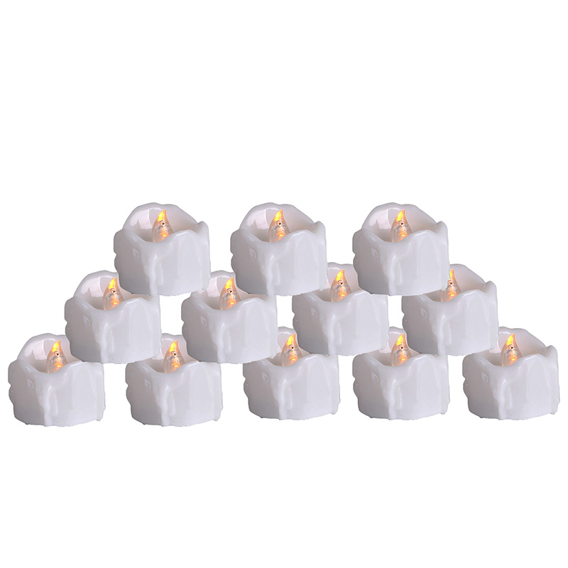 Bateria operada por tealight em branco quente