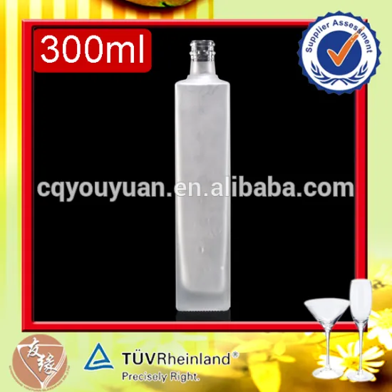 cooking olive oil packaging 300ml 500ml high quality square glass bottle manufacturer