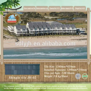 1340mm*420mm concrete roof tile Factory/ Metal roofing tiles Factory/sand coated metal roofing tiles