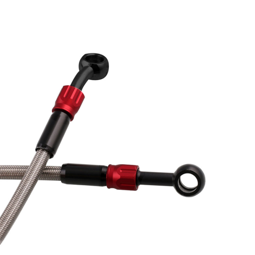 575mm Motorcycle brake Hose Braided Steel Brake Clutch Oil Hose Line Pipe Fit ATV Dirt Pit Bike Car-Styling high strength
