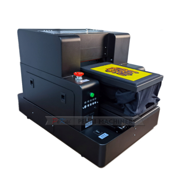 Volledige automatische A4-maat DTG Flatbed printer voor katoenen T-shirts, canvaszakken en schoenen