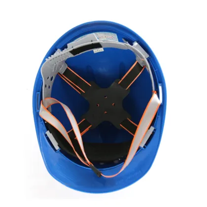 Endurance Plus Visor Safety Helmet with Chin Strap - PE ABS Construction Helmet