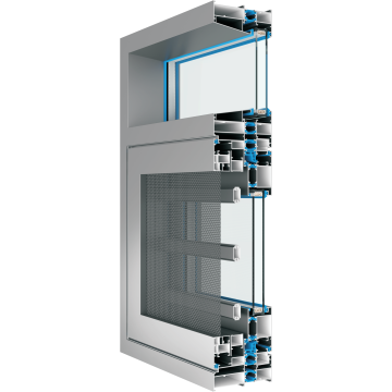 Insulated window screen integrated