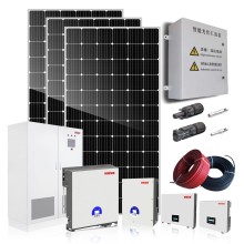 Sistema de geração de eletricidade solar híbrida de 5kW para casa