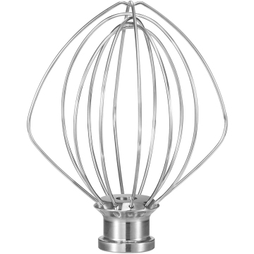 K45WW Wire Whip Attachment for Tilt-Head Stand Mixer: Stainless Steel Whisk, Dishwasher Safe, Ideal for Beating Eggs and Heavy Cream