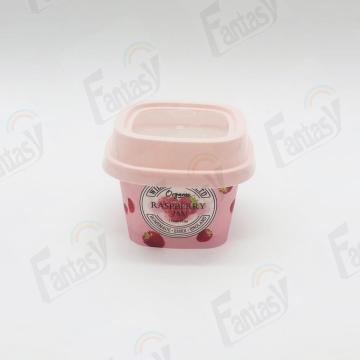 Custom Printing 250/120/100ml PP Yogurt Cup With Lids