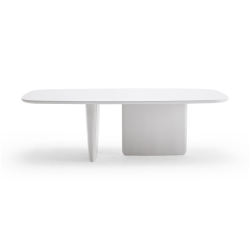 Marble Dining Table New Style Quality Rectangular White Solid Wood Dining Table Manufactory