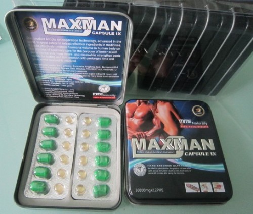 MAXMAN IX zakar-membesarkan kapsul untuk lelaki lemah sperma